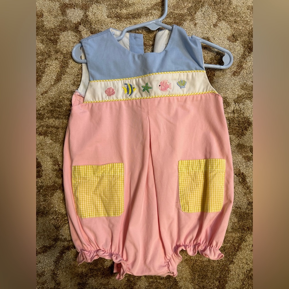 Purple Pearl Smocks 18m bubble